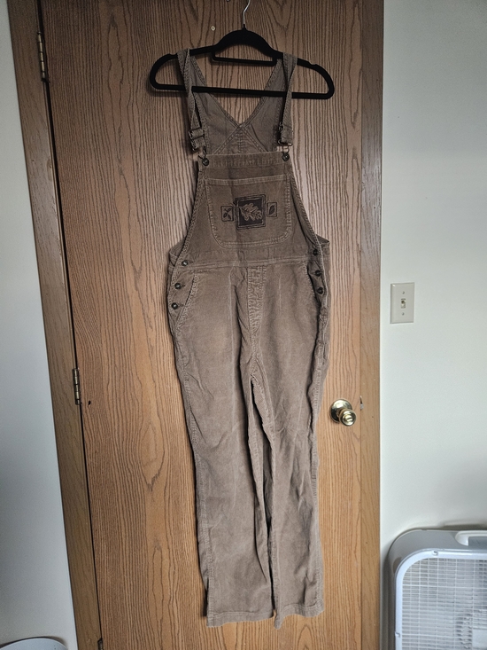Christopher & Banks Pants - Christopher & Banks Brown Corduroy Overalls Jumpsuit